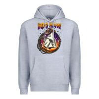 Heather Grey boo haw Premium Hoodie - BarkalooDesign