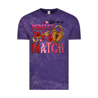 Cloud Purple we're a perfect match Vintage Tee - OliviaCreatesArt