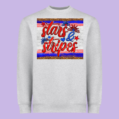 Stars And Stripes Tumbler Heavyweight Sweatshirt Designed By Hra Design Shop