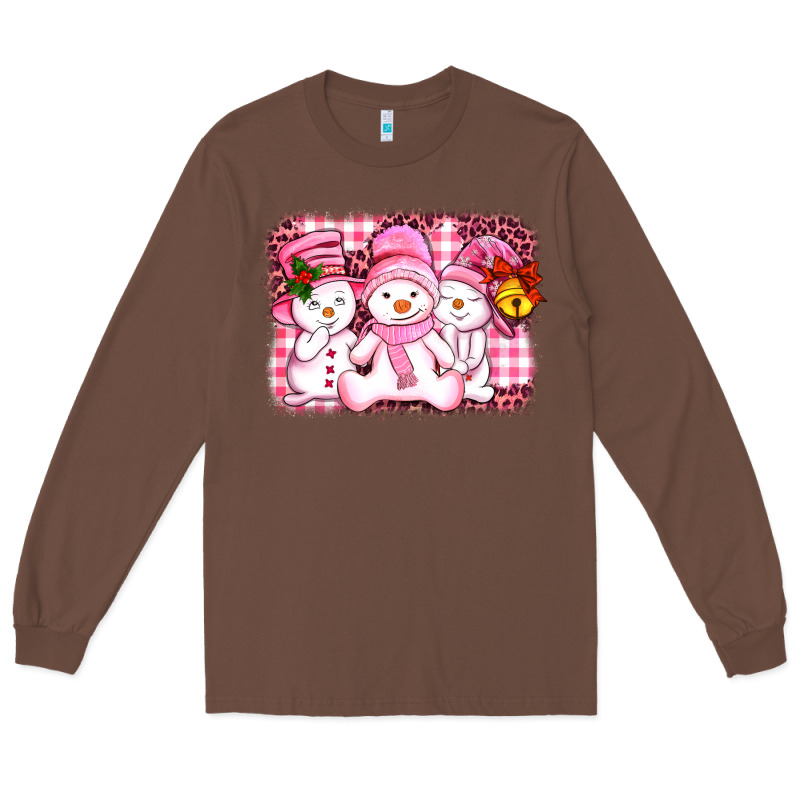 Chillin Pink   With My Snowmies  Ado Long Sleeve Tee by AdoDesignShop | Teevron