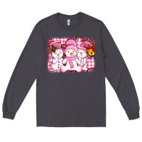 Smoke chillin pink   with my snowmies  ado Long Sleeve Tee - AdoDesignShop