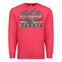 Cardinal coffee scrubs and rubber gloves Premium Sweatshirt - MaliasSmallBusiness