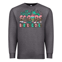 Charcoal Heather coffee scrubs and rubber gloves Premium Sweatshirt - MaliasSmallBusiness