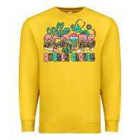 Lemon coffee scrubs and rubber gloves Premium Sweatshirt - MaliasSmallBusiness