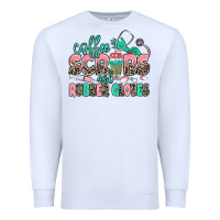 White coffee scrubs and rubber gloves Premium Sweatshirt - MaliasSmallBusiness