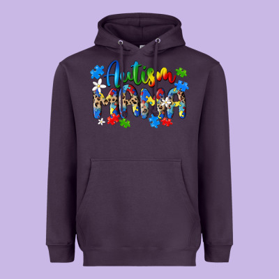 Autism Mama Heavyweight Hoodie Designed By Maliassmallbusiness
