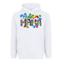 White autism mama Heavyweight Hoodie - MaliasSmallBusiness