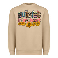 Mushroom nursing in my heart Heavyweight Sweatshirt - FaDigitalArtStudio