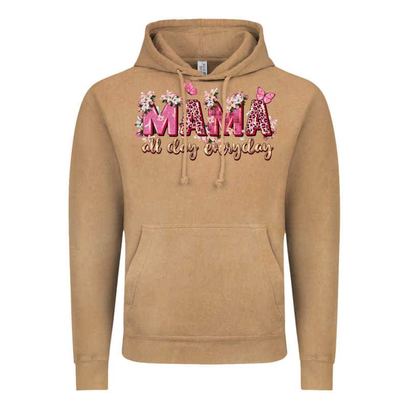 Mama All Day Everyday Vintage Hoodie by Zillion Design Studio | Teevron