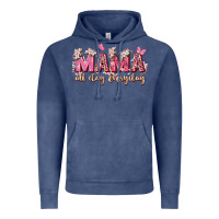 Vintage Denim mama all day everyday Vintage Hoodie - Zillion Design Studio