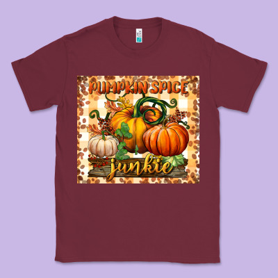 Pumpkin Spice Junkie Tumbler Classic Tee Designed By Bundleandbundleshop