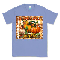 Colony Blue pumpkin spice junkie tumbler Classic Tee - BundleAndBundleShop