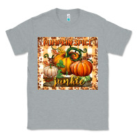 Heather Grey pumpkin spice junkie tumbler Classic Tee - BundleAndBundleShop
