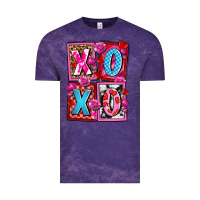 Cloud Purple xoxo with roses and candies olivia Vintage Tee - OliviaCreatesArt