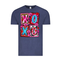 Vintage Denim xoxo with roses and candies olivia Vintage Tee - OliviaCreatesArt