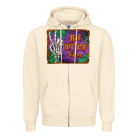 Sandshell bad witch vibes Zipper Hoodie - Jasminsmagicworld