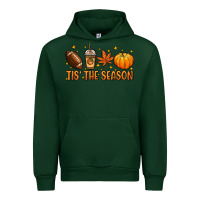 Forest Green Tis' the season Urban Hoodie - NancyCooperArtShop