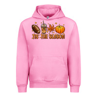 Fuchsia Pink Tis' the season Urban Hoodie - NancyCooperArtShop