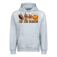 Heather Grey Tis' the season Urban Hoodie - NancyCooperArtShop