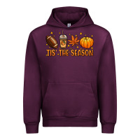 Mauve Wine Tis' the season Urban Hoodie - NancyCooperArtShop