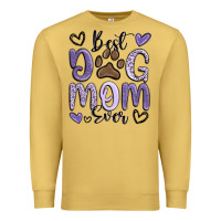 Antique Gold best dog mom ever Premium Sweatshirt - MaliasSmallBusiness