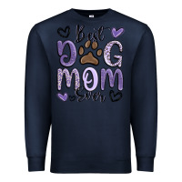 Navy best dog mom ever Premium Sweatshirt - MaliasSmallBusiness
