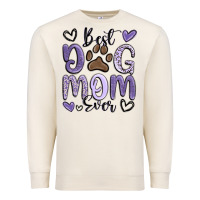 Sandshell best dog mom ever Premium Sweatshirt - MaliasSmallBusiness