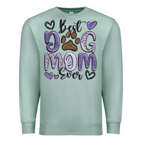Seafoam best dog mom ever Premium Sweatshirt - MaliasSmallBusiness