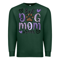 Sports Green best dog mom ever Premium Sweatshirt - MaliasSmallBusiness