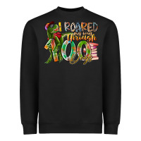Black i roared my way through 100 days Heavyweight Sweatshirt - RacoonDesign