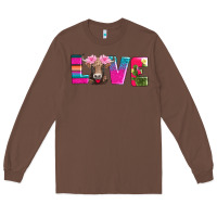 Chestnut love with braunvieh cow Long Sleeve Tee - AdoDesignShop