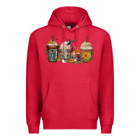 Cardinal bull skull western coffee cups Premium Hoodie - Jasminsmagicworld
