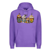 Purple bull skull western coffee cups Premium Hoodie - Jasminsmagicworld