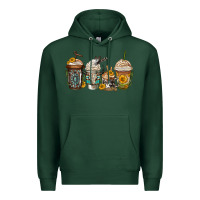 Sports Green bull skull western coffee cups Premium Hoodie - Jasminsmagicworld