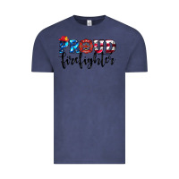 Vintage Denim proud firefighter Vintage Tee - HRA Design Shop
