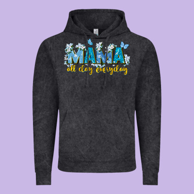 Mama All Day Everyday Vintage Hoodie Designed By Zillion Design Studio