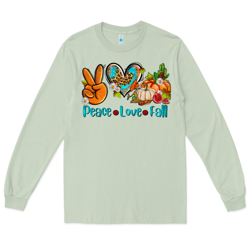 Peace Love Fall Ado Long Sleeve Tee by AdoDesignShop | Teevron