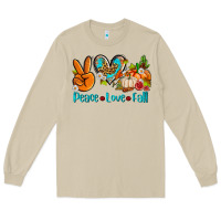 Mushroom peace love fall ado Long Sleeve Tee - AdoDesignShop