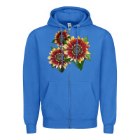 True Royal Florenza Sunflower Zipper Hoodie - LillyAllenDesigns