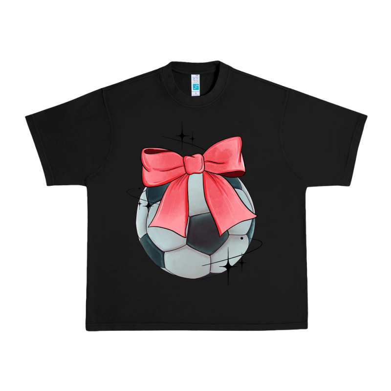Coquette Soccer Bow Urban Heavy Tee by JahusDesignShop | Teevron