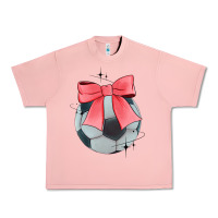 Salmon coquette soccer bow Urban Heavy Tee - JahusDesignShop