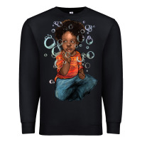 Black afro black boy Premium Sweatshirt - NancyCooperArtShop