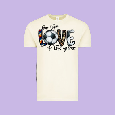 For The Love Of The Game Socer Vintage Tee Designed By Cowhidedigitalart