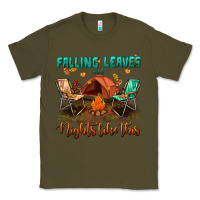 Army Green falling leaves and nights like this Classic Tee - BundleAndBundleShop