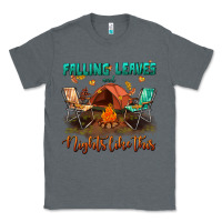 Charcoal Heather falling leaves and nights like this Classic Tee - BundleAndBundleShop