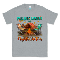 Heather Grey falling leaves and nights like this Classic Tee - BundleAndBundleShop
