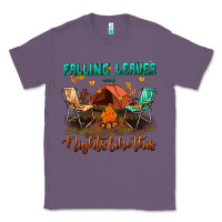 Lavender falling leaves and nights like this Classic Tee - BundleAndBundleShop