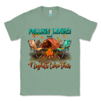 Sage falling leaves and nights like this Classic Tee - BundleAndBundleShop