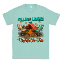 Seafoam falling leaves and nights like this Classic Tee - BundleAndBundleShop