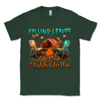 Sports Green falling leaves and nights like this Classic Tee - BundleAndBundleShop